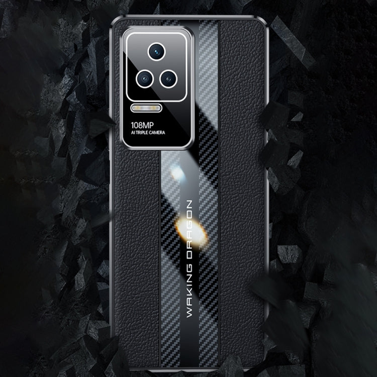 For OPPO Find X5/Find X5 Pro Racing Car Design Leather Electroplating Process Anti-fingerprint Protective Phone Case(Black)