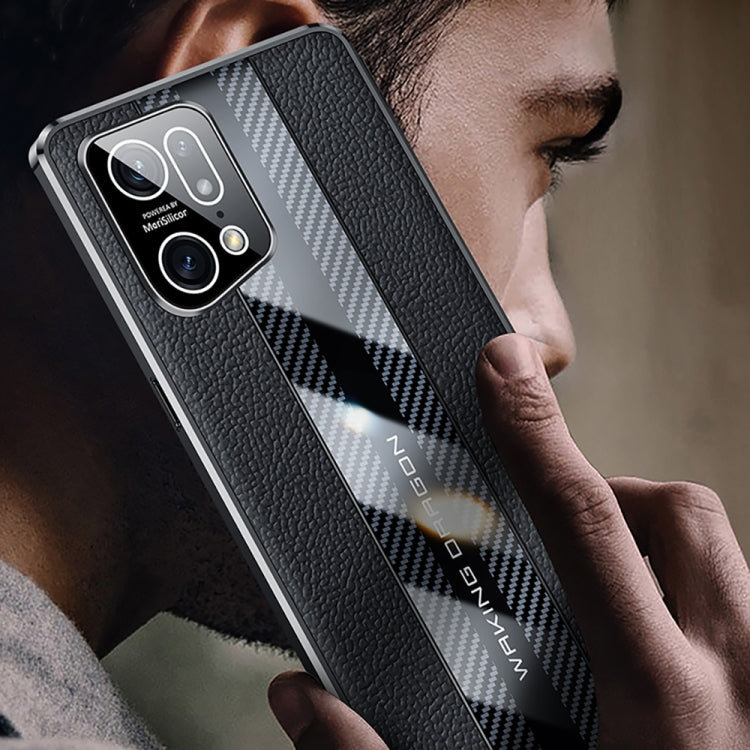 For Xiaomi Redmi K50/K50 Pro/K40S Racing Car Design Leather Electroplating Process Anti-fingerprint Protective Phone Case(Black)