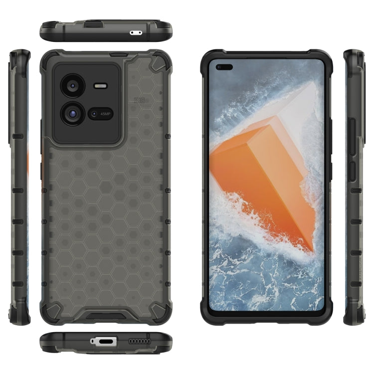 For vivo iQOO 10 Pro 5G Shockproof Honeycomb PC + TPU Protective Phone Case