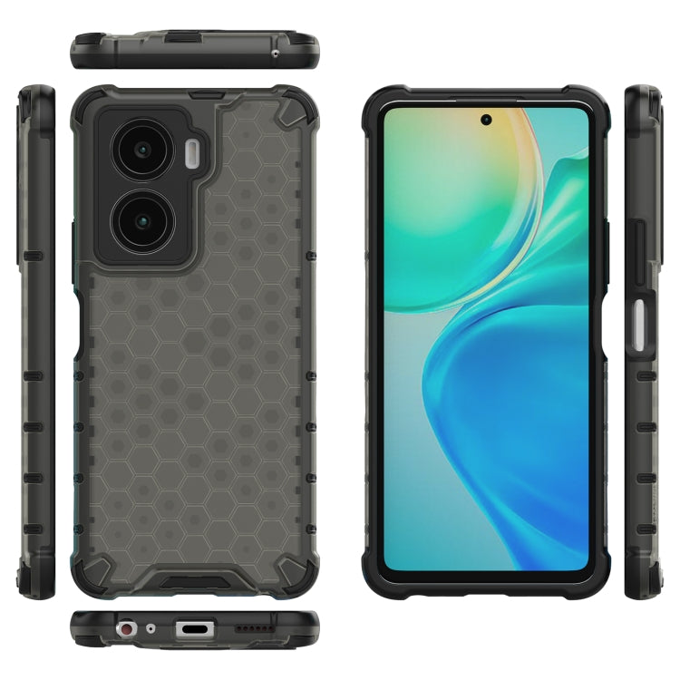 For vivo Y77 5G Shockproof Honeycomb PC + TPU Protective Phone Case