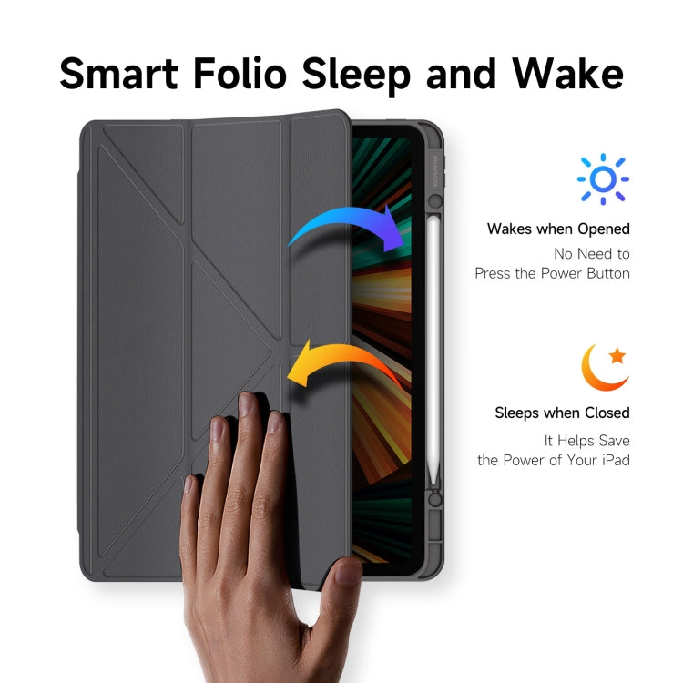 For iPad Pro 12.9 2022/2021/2020/2018 DUX DUCIS Magi Series Shockproof Tablet Case