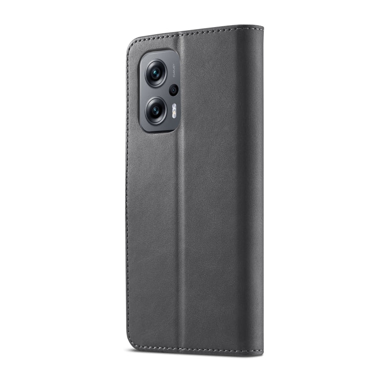 For Xiaomi Poco X4 GT 5G LC.IMEEKE Calf Texture Leather Phone Case