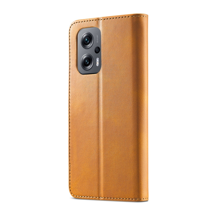 For Xiaomi Poco X4 GT 5G LC.IMEEKE Calf Texture Leather Phone Case