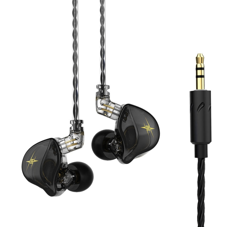 QKZ ZXT Sports In-ear Wired Control Plug HIFI Stereo Stage Monitor Earphone, Style:Standard Version