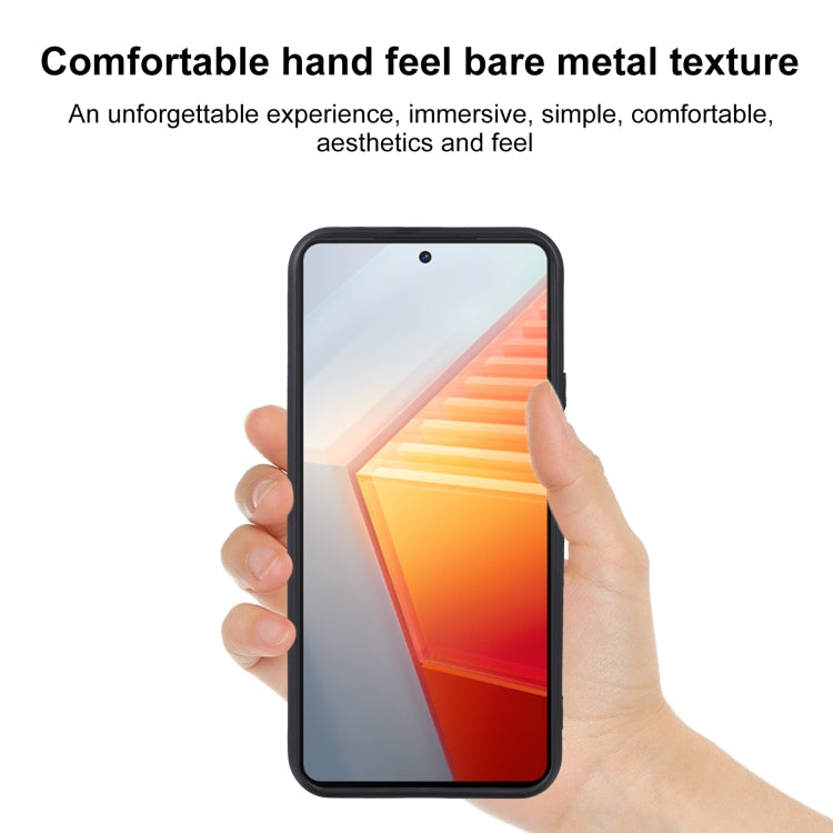 For vivo iQOO 10 TPU Phone Case(Pudding Black)