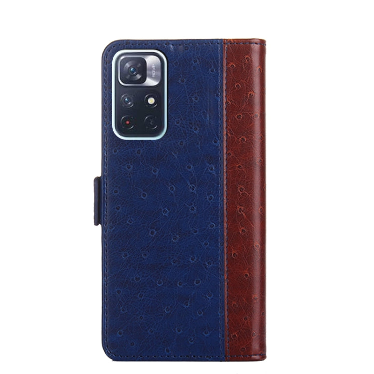 For Xiaomi Redmi Note 11 5G / Poco M4 Pro 5G Ostrich Texture Flip Leather Phone Case