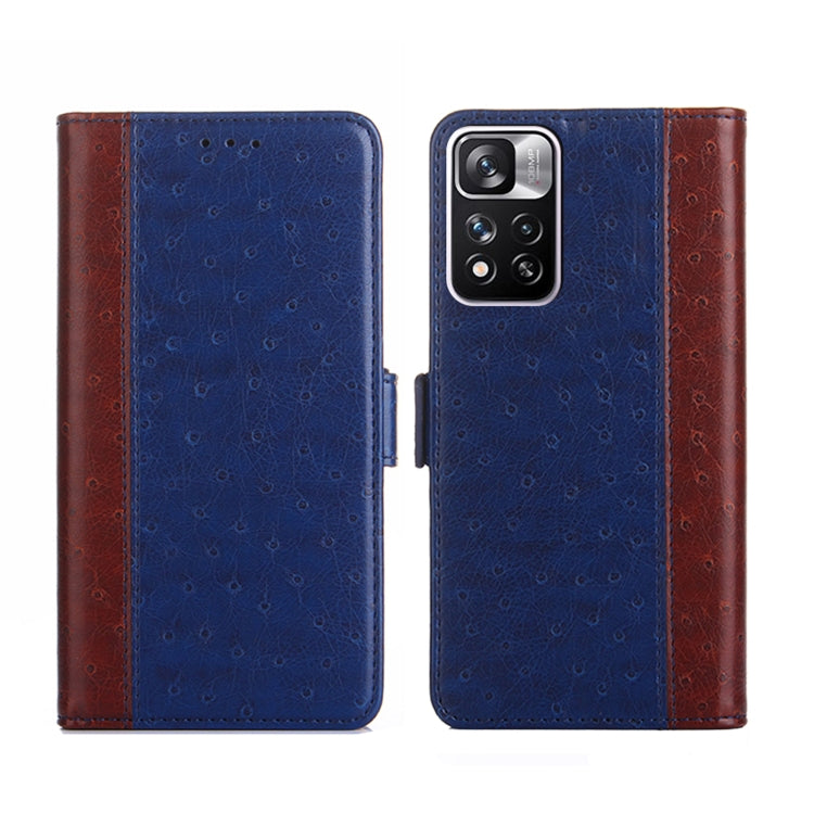 For Xiaomi Redmi Note 11 Pro 5G / Note 11 Pro+ 5G Ostrich Texture Flip Leather Phone Case