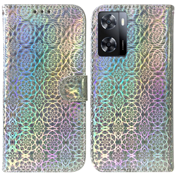 For OPPO A57 2022 4G/A57 2022 5G/Realme Q5i/Realme V23 5G/Realme Narzo 50 5G/A77 5G Colorful Magnetic Buckle Leather Phone Case