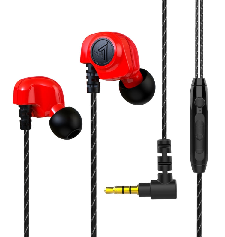 QKZ SK5 In-ear Subwoofer Wire-controlled Music Earphone with Mic