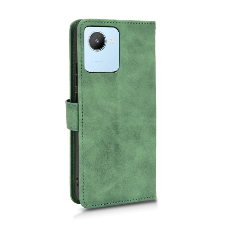 For Realme C30 4G Skin Feel Magnetic Flip Leather Phone Case