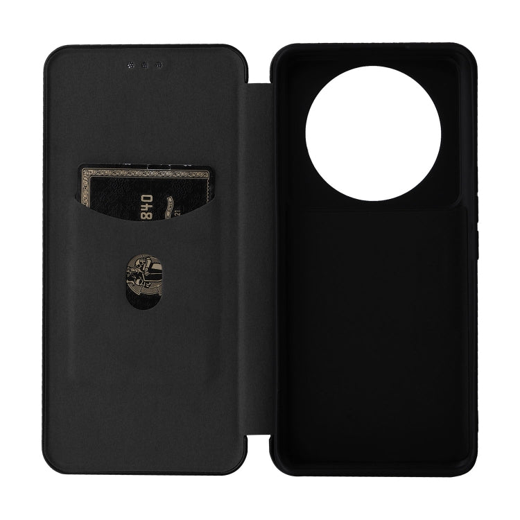 For Xiaomi Black Shark 5 Carbon Fiber Texture Flip Leather Phone Case
