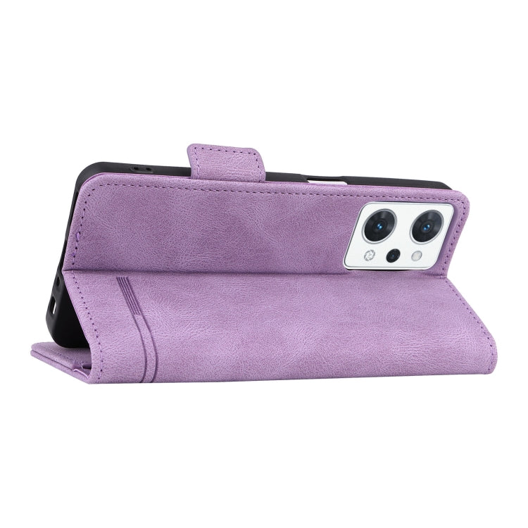 For OPPO Reno7 A JPN Magnetic Clasp Flip Leather Phone Case