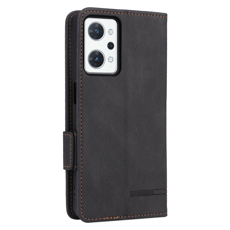 For OPPO Reno7 A JPN Magnetic Clasp Flip Leather Phone Case
