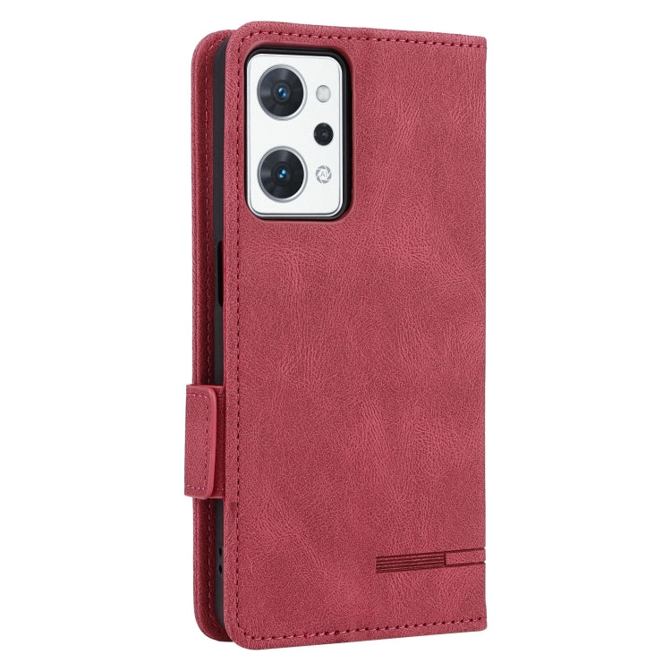 For OPPO Reno7 A JPN Magnetic Clasp Flip Leather Phone Case