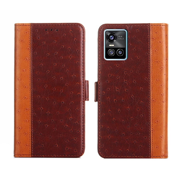 For vivo S10 / S10 Pro Ostrich Texture Flip Leather Phone Case
