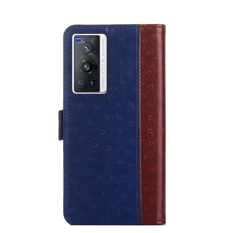 For vivo X70 Pro Ostrich Texture Flip Leather Phone Case