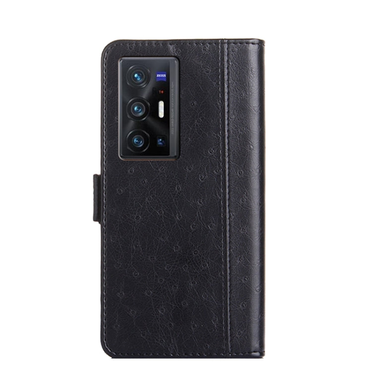 For vivo X70 Pro+ Ostrich Texture Flip Leather Phone Case