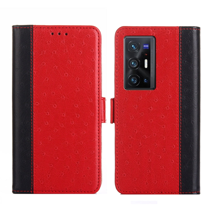 For vivo X70 Pro+ Ostrich Texture Flip Leather Phone Case