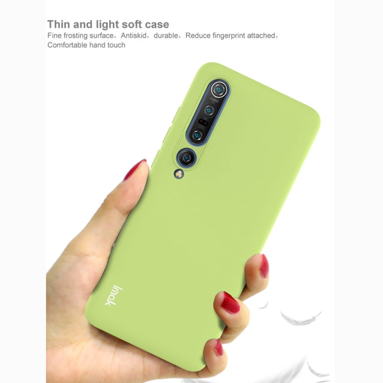 For Xiaomi Mi 10 5G IMAK UC-1 Series Shockproof Frosted TPU Protective Case(Black)