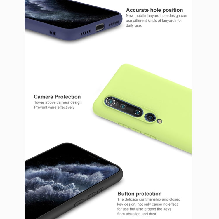 For Xiaomi Mi 10 5G IMAK UC-1 Series Shockproof Frosted TPU Protective Case(Black)