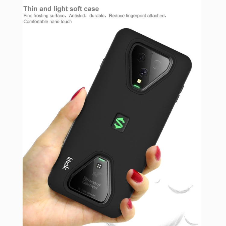 For Xiaomi Black Shark 3 IMAK UC-1 Series Shockproof Frosted TPU Protective Case(Black)