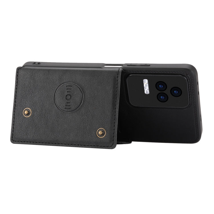 For Xiaomi Redmi K50 Pro Double Buckle Card Slots Magnetic Phone Case