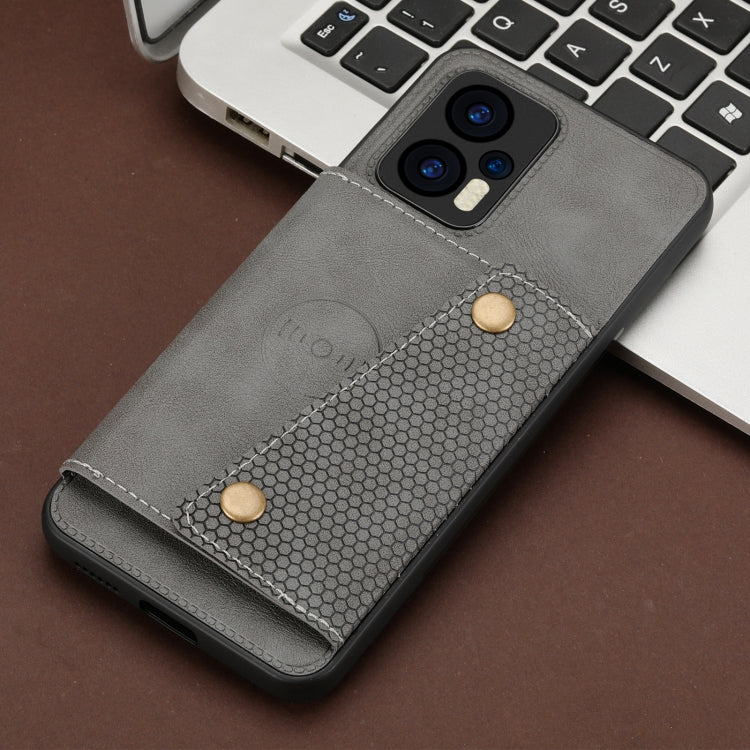 For Xiaomi Redmi Note 11T Pro Double Buckle Card Slots Magnetic Phone Case