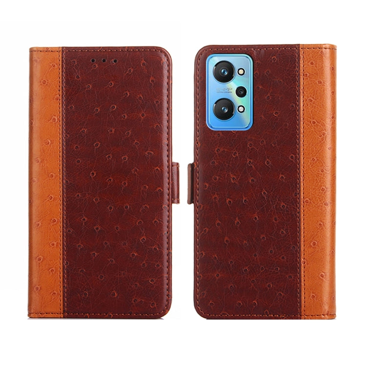 For Realme GT Neo2 5G Ostrich Texture Flip Leather Phone Case