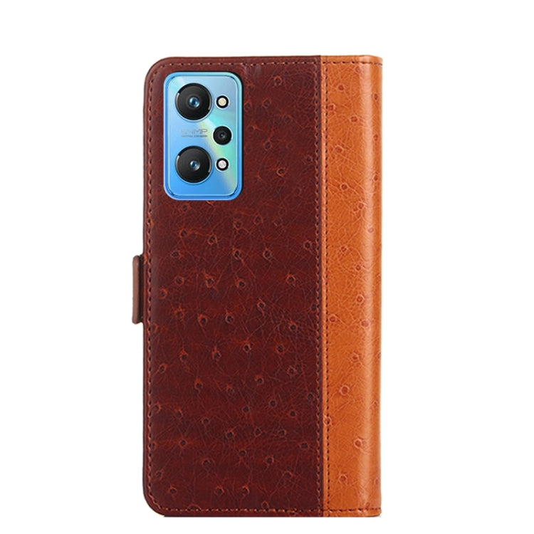 For Realme GT Neo2 5G Ostrich Texture Flip Leather Phone Case