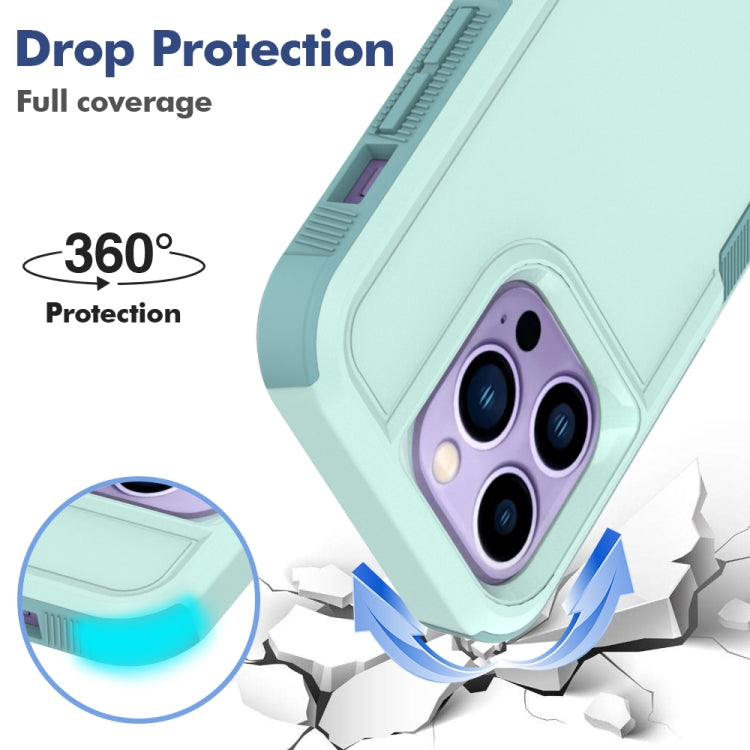 For iPhone 14 Pro Soft TPU Hard PC Phone Case