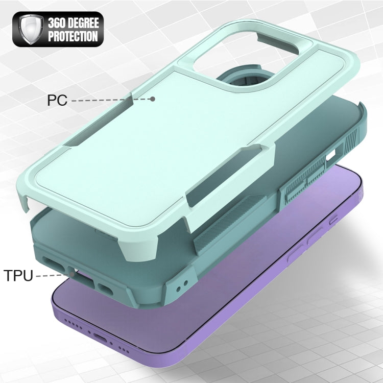 For iPhone 14 Pro Soft TPU Hard PC Phone Case