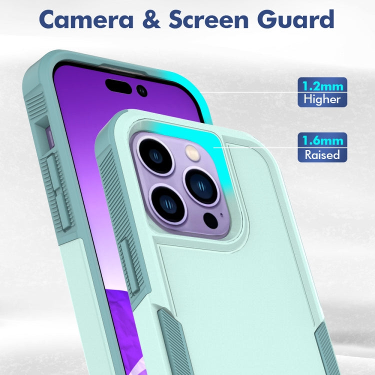 For iPhone 14 Pro Soft TPU Hard PC Phone Case