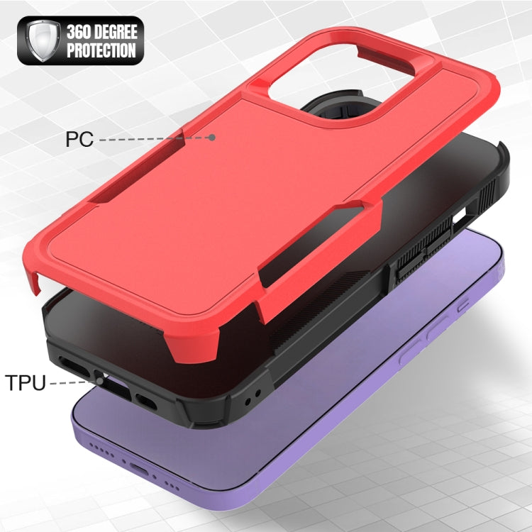 For iPhone 14 Pro Soft TPU Hard PC Phone Case
