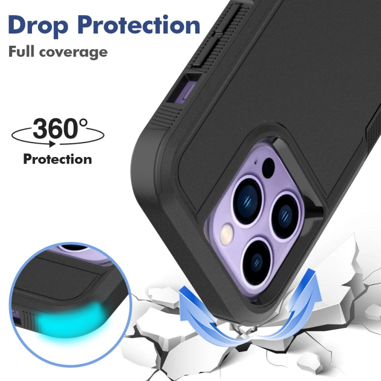 For iPhone 14 Pro Soft TPU Hard PC Phone Case