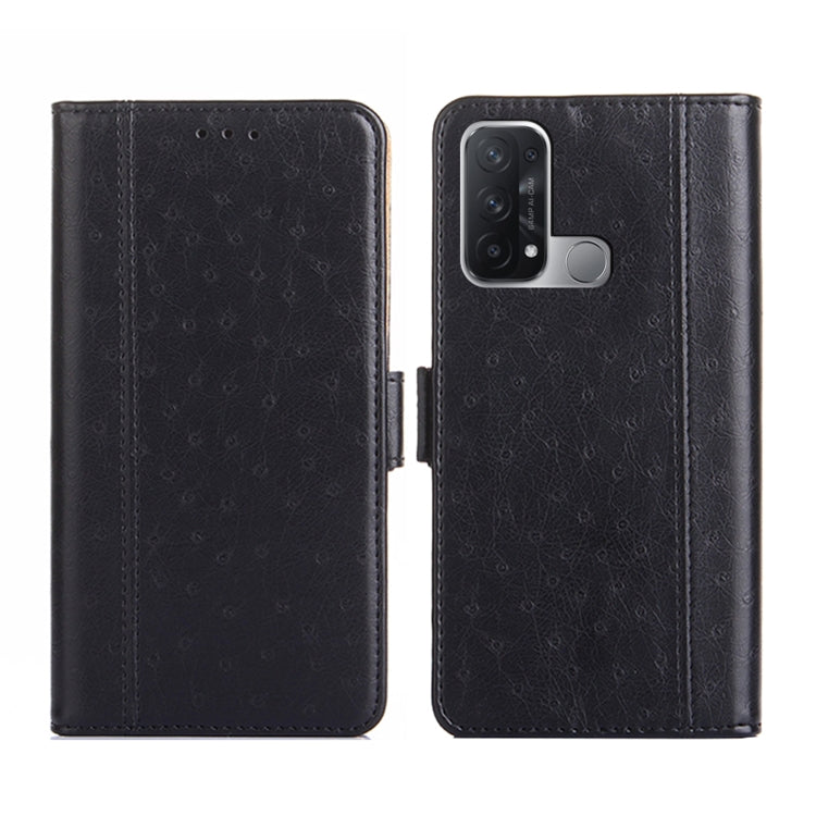For OPPO Reno5 A Ostrich Texture Flip Leather Phone Case