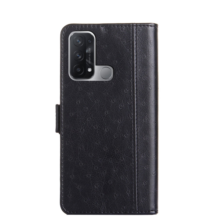 For OPPO Reno5 A Ostrich Texture Flip Leather Phone Case