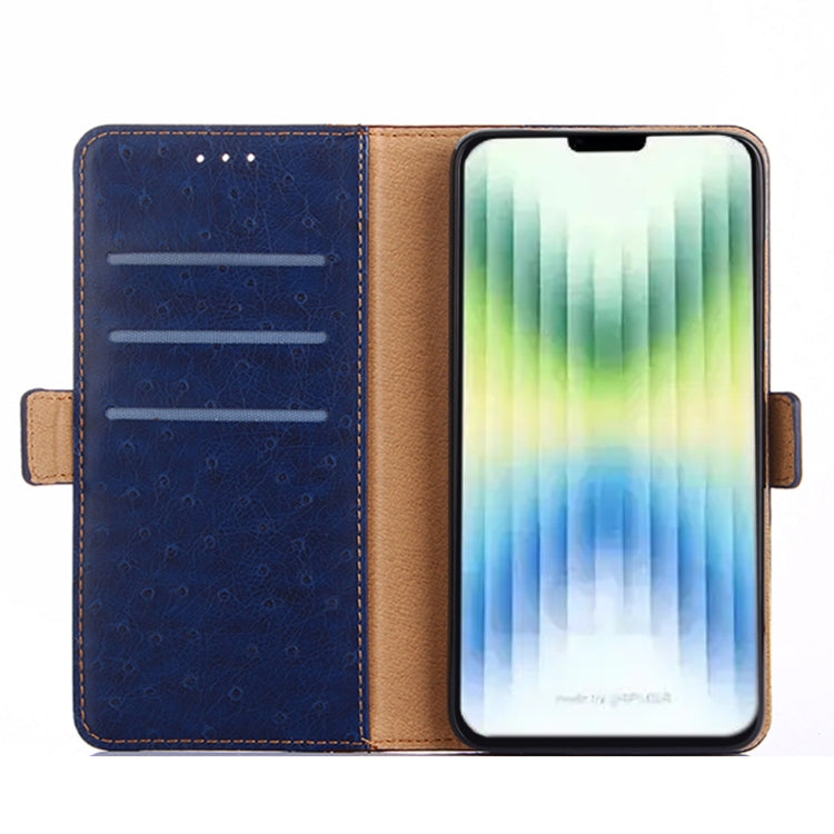 For OPPO Reno6 4G Ostrich Texture Flip Leather Phone Case