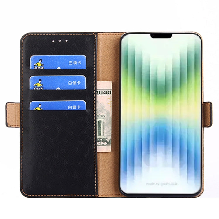 For OPPO Reno6 Pro 5G Ostrich Texture Flip Leather Phone Case