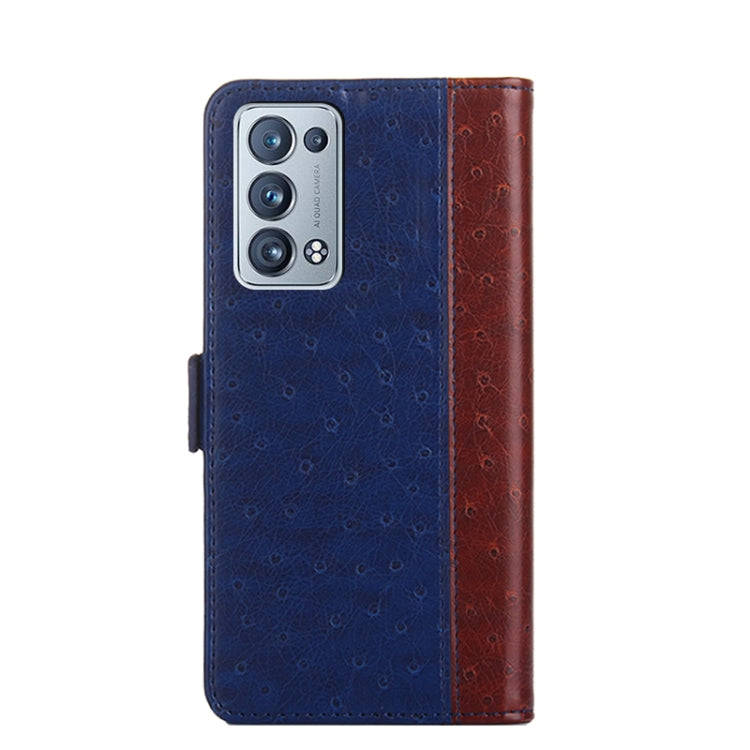 For OPPO Reno6 Pro+ 5G Ostrich Texture Flip Leather Phone Case