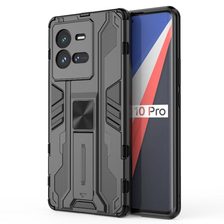 For vivo iQOO 10 Pro Supersonic PC + TPU Shock-proof Protective Phone Case with Holder