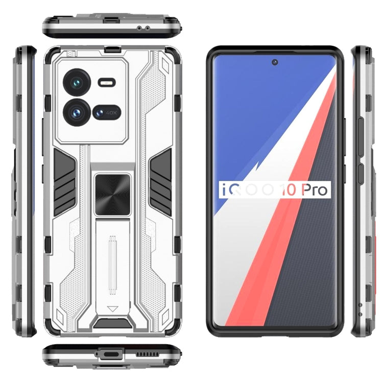 For vivo iQOO 10 Pro Supersonic PC + TPU Shock-proof Protective Phone Case with Holder
