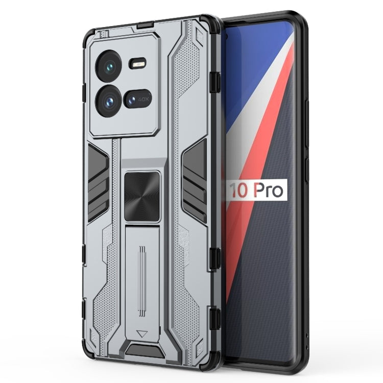 For vivo iQOO 10 Pro Supersonic PC + TPU Shock-proof Protective Phone Case with Holder