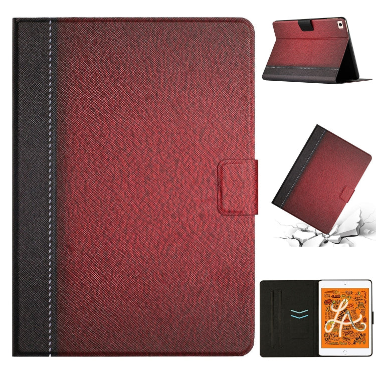 Stitching Solid Color Smart Leather Tablet Case For iPad mini 5 / 4 / 3 / 2 / 1