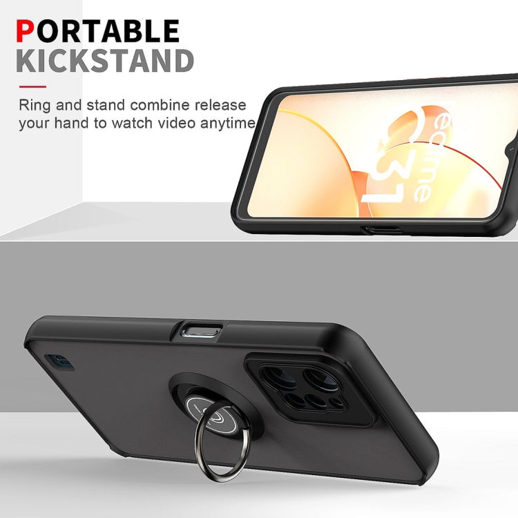 For Realme C31 Q Shadow 1 Series TPU and PC Phone Case