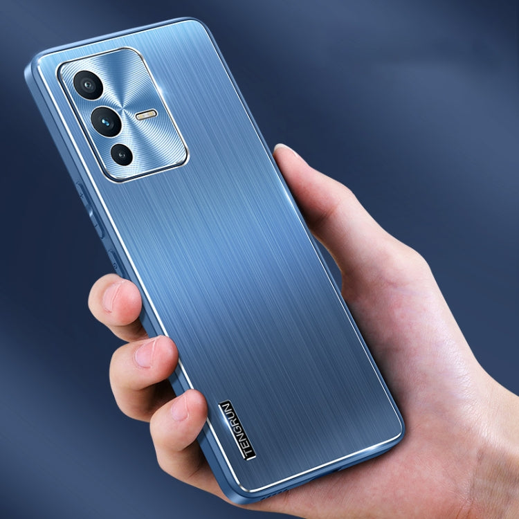 For vivo S12 Brushed Texture Shockproof Phone Case