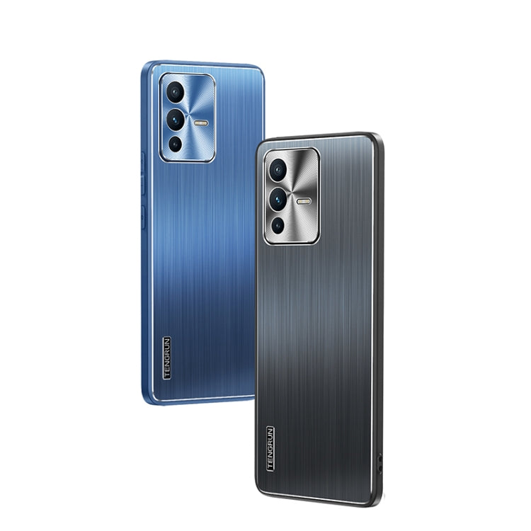 For vivo S12 Pro Brushed Texture Shockproof Phone Case