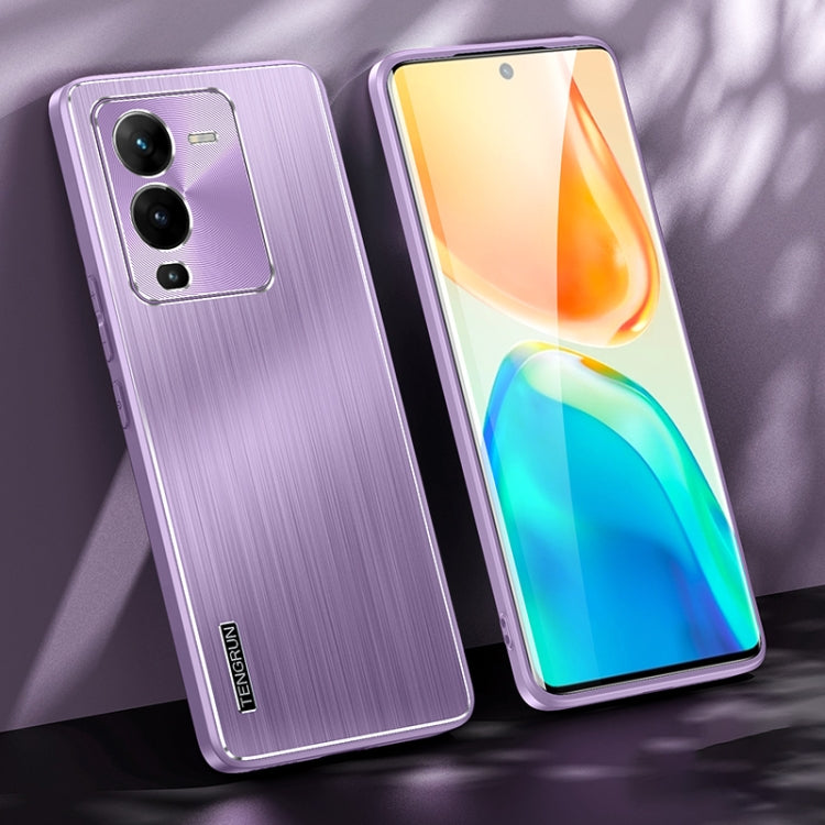 For vivo S15 Brushed Texture Shockproof Phone Case