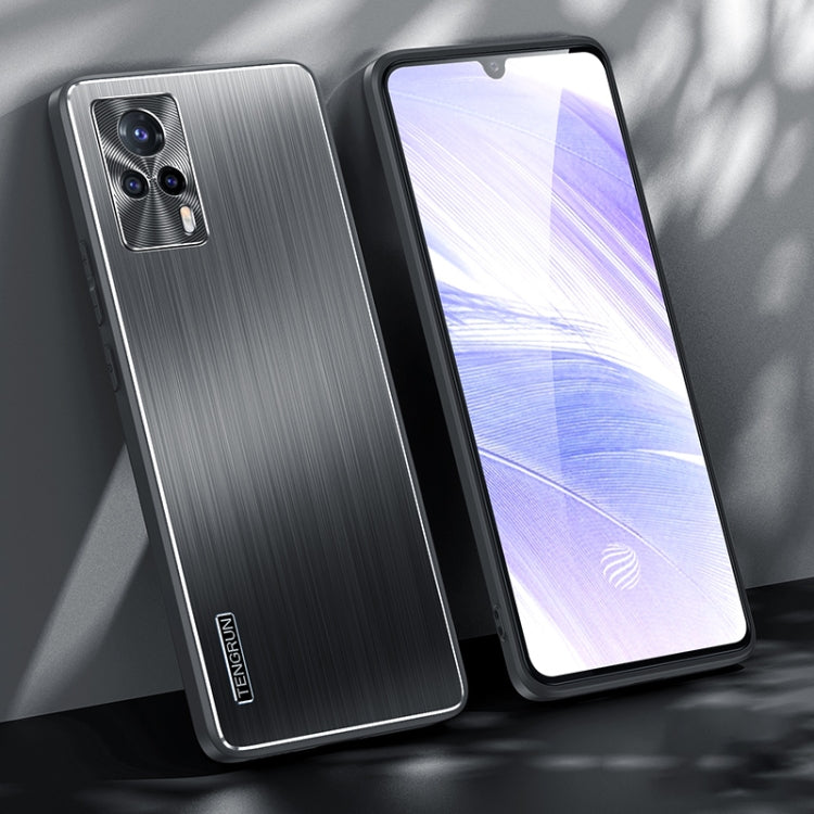 For vivo S9e Brushed Texture Shockproof Phone Case