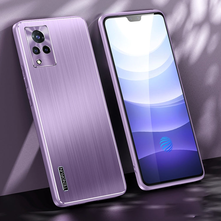 For vivo S9 Brushed Texture Shockproof Phone Case