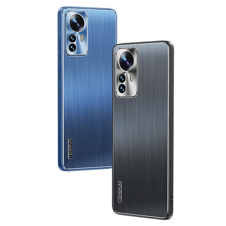 For Xiaomi 12 Brushed Texture Shockproof Phone Case